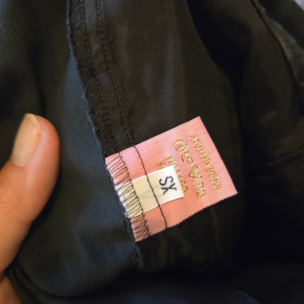 Golden Goose Black Straight Leg Chino Pants Raw Hem Frayed Trim - Picture 9 of 15